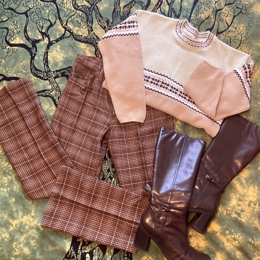 Vintage Plaid Wranglers